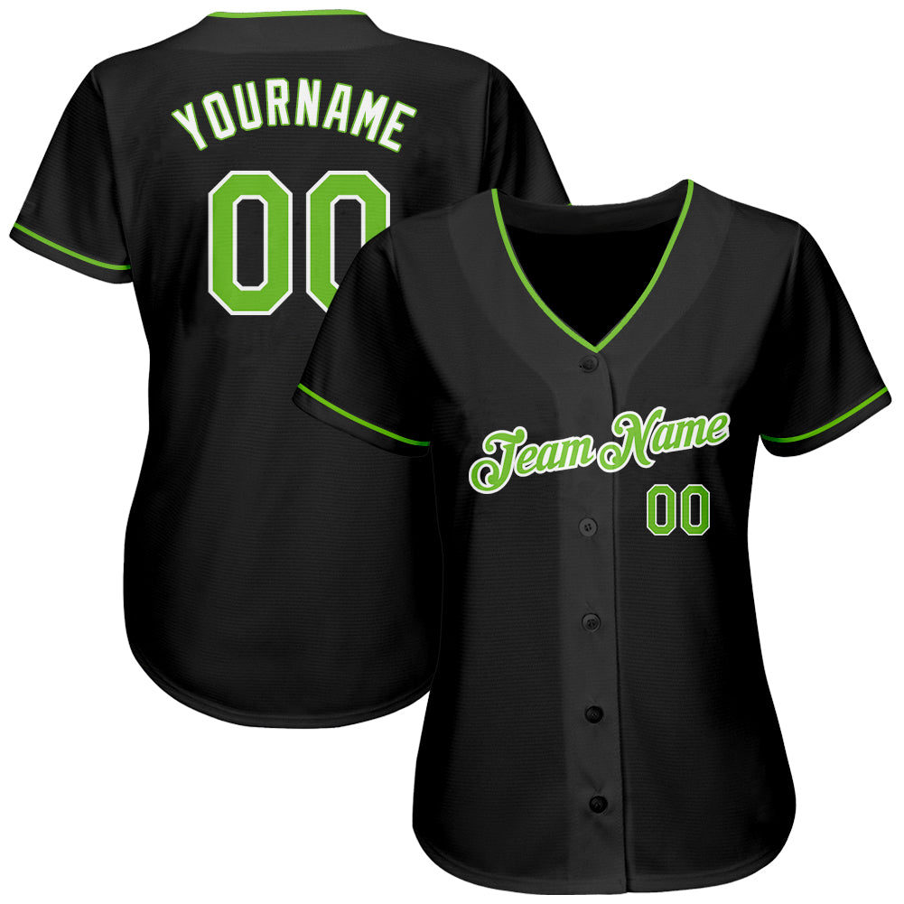 Custom Neon Green Baseball Jerseys, Baseball Uniforms For Your Team