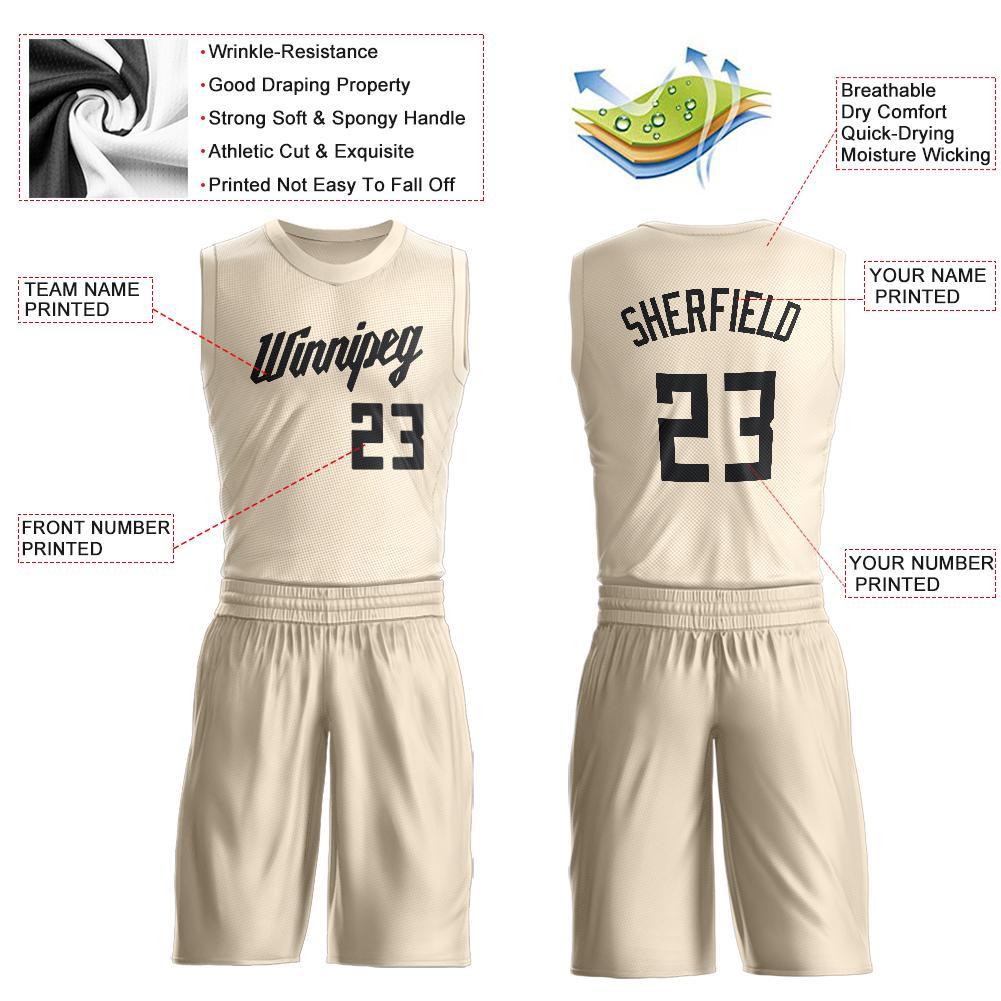 Buy Custom Round Neck Reversible Basketball Jerseys Online, Wooter Apparel