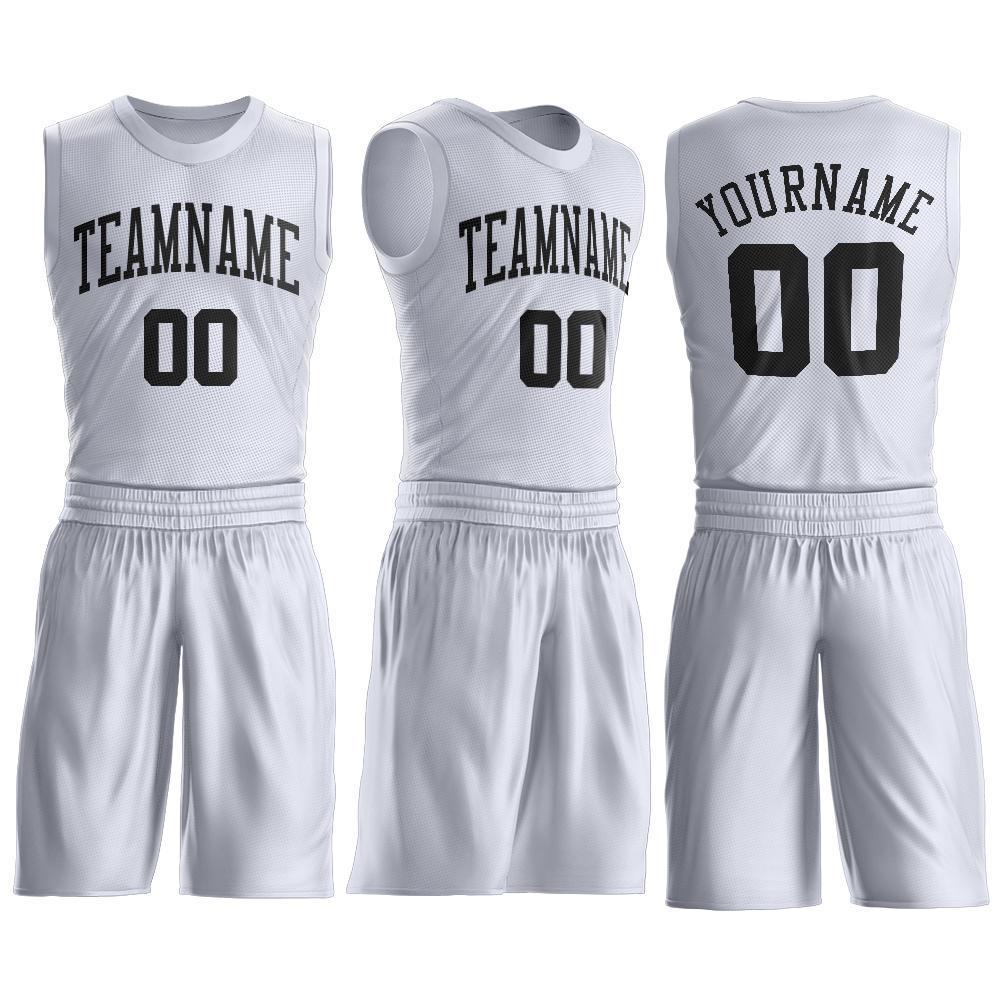 FANSIDEA Custom Basketball Jersey Old Gold White Round Neck Sublimation Basketball Suit Jersey Men's Size:2XL