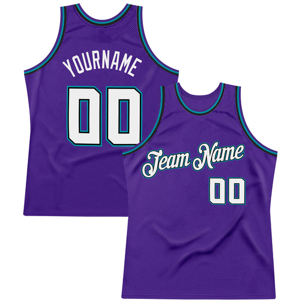 FANSIDEA Custom Purple White-Black Authentic City Edition Basketball Jersey Youth Size:L