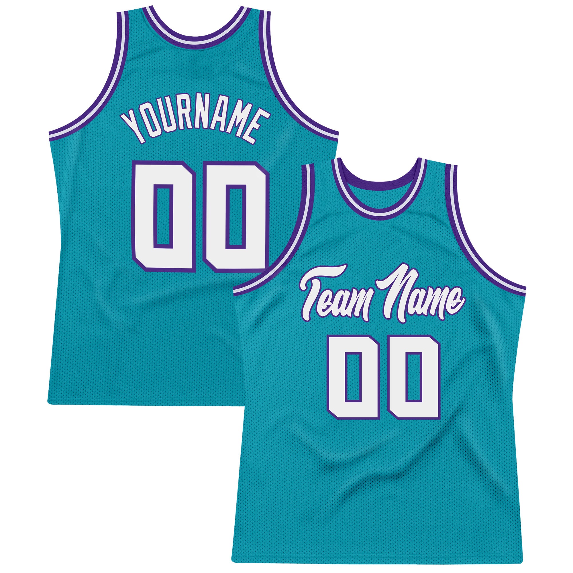 FANSIDEA Custom Pink White-Light Blue Round Neck Rib-Knit Basketball Jersey Youth Size:XL