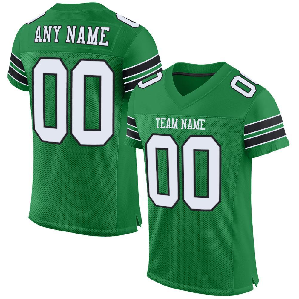  Hardkor Sports Personalized Football Jersey Forest Green Mesh  Economical 1 Color Print Print Adult Small : Clothing, Shoes & Jewelry